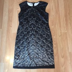 Black and White Premise Dress